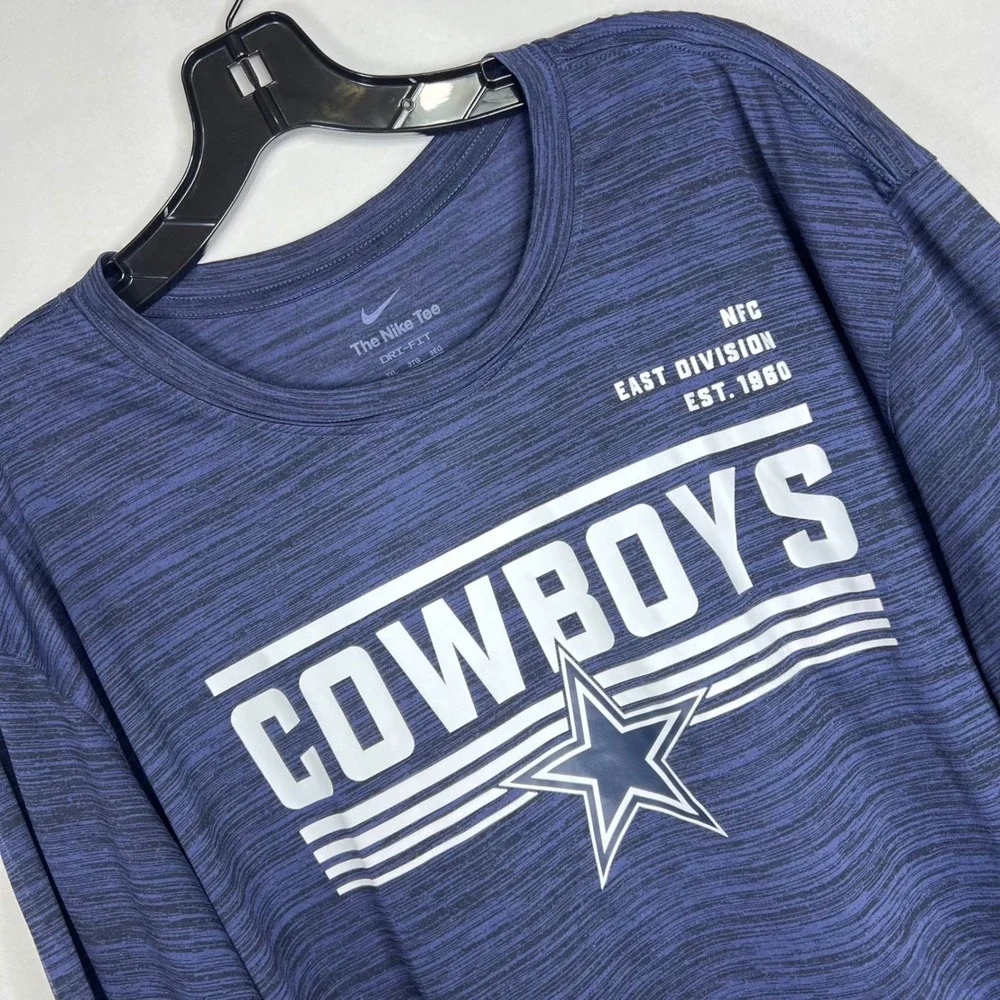 Nike Dallas Cowboys T-Shirt Mens 3XL Dri-Fit NFC East Division Football Jersey